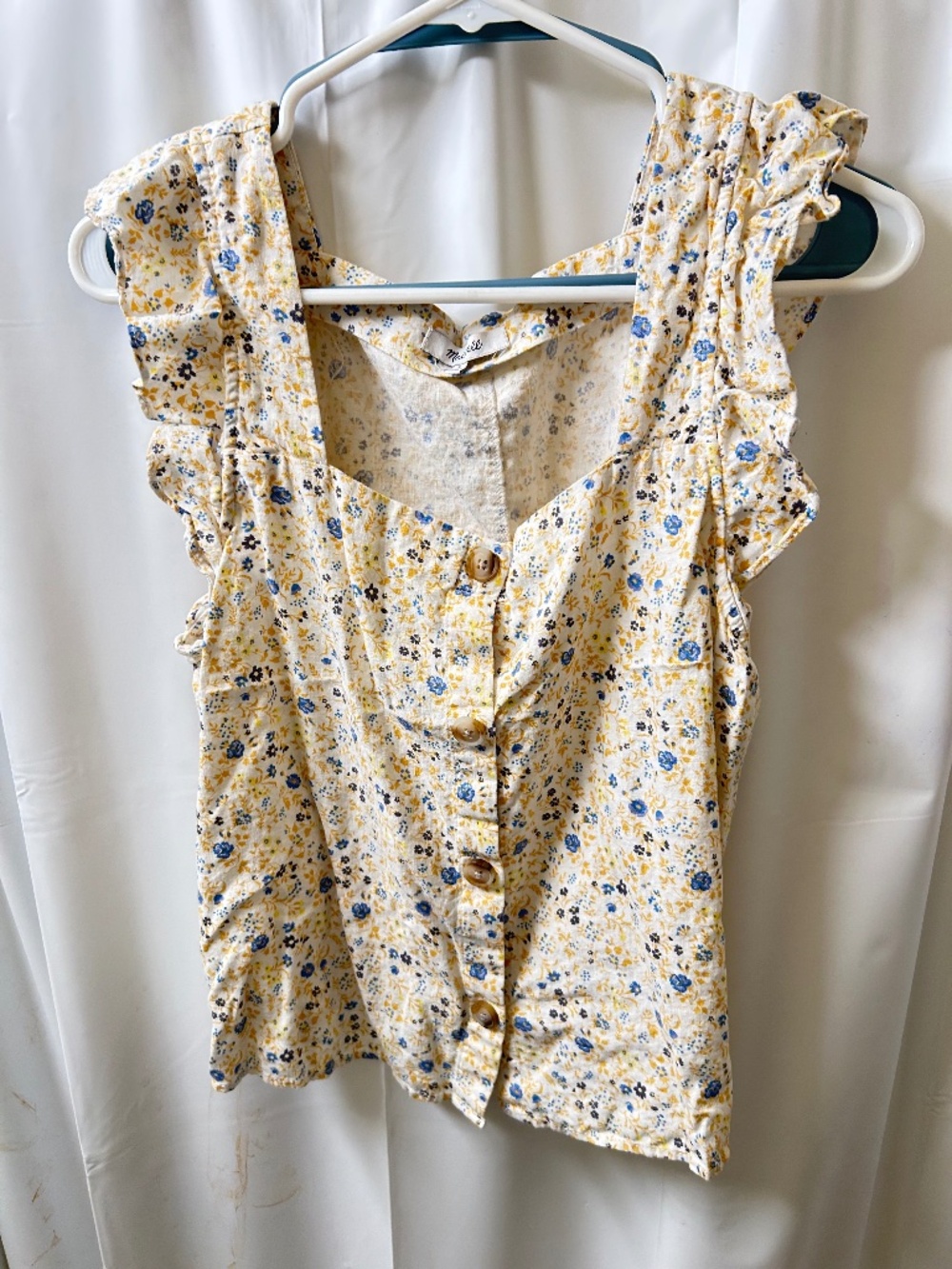 Madewell Floral Top
